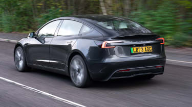 Tesla Model 3 - rear tracking